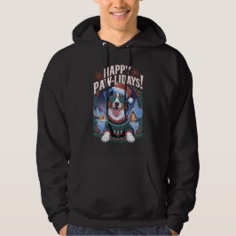 Sudadera Felices Pawlidays Navidades Pastores Australianos 