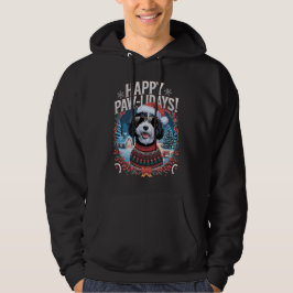 Sudadera Felices Pawlidays Sheepadoodle Merry Christmas