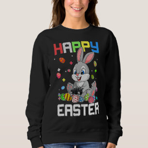 Sudadera Felices Videojuegos De Huevos De La Semana Santa N