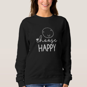Sudadera Felicidad Elija Cara Sonriente Feliz Hombres Mujer