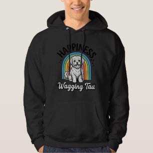Sudadera Felicidad Es un Diseño de Amante de Perros con Col