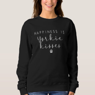 Sudadera Felicidad Yorkie Kisses Cute Yorkshire Terrier Dog