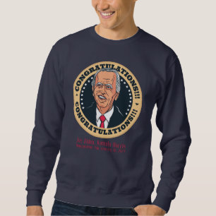 Sudadera felicitaciones presidente joe biden