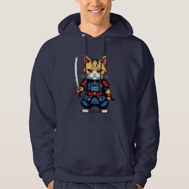 Sudadera Feline Samurai Warrior (Anverso)
