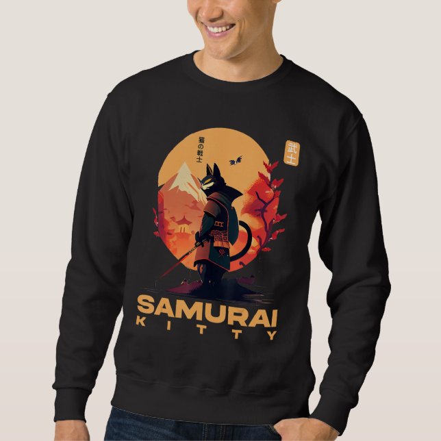 Sudadera Feline Wonders The Rise of Samurai Kitty (Anverso)