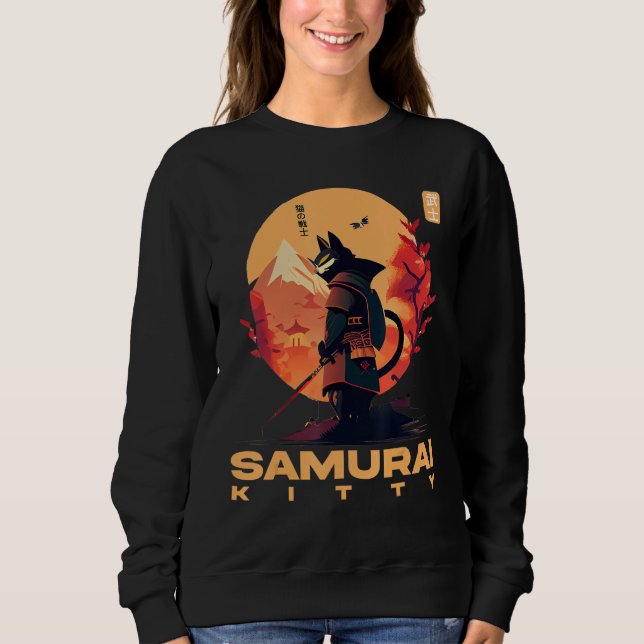 Sudadera Feline Wonders The Rise of Samurai Kitty (Anverso)