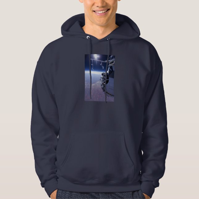 Sudadera Felix Baumgartner standing in his capsule about to (Anverso)