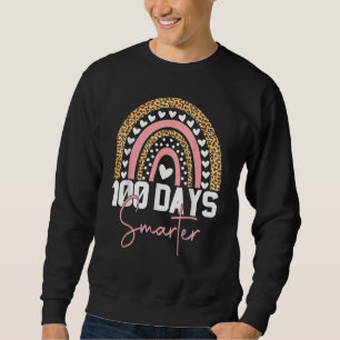 Sudadera Feliz 100.º Día De Escuela 100 Días Más Inteligent