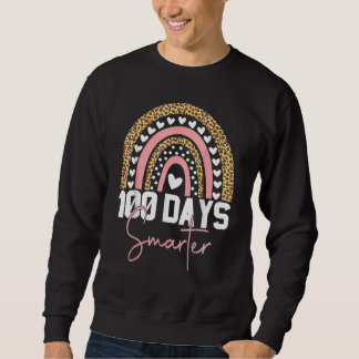 Sudadera Feliz 100.º Día De Escuela 100 Días Más Inteligent