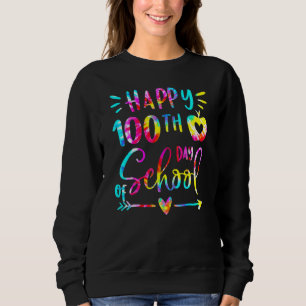 Sudadera Feliz 100° Día De La Escuela, Estudiante De Tye