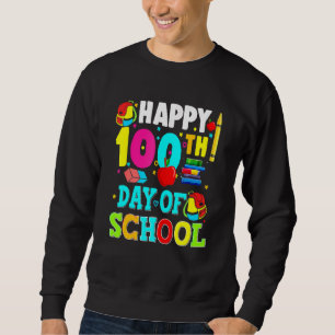 Sudadera Feliz 100° Día De Los Estudiantes Escolares Arrow