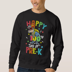 Sudadera Feliz 100° Día De Preescolar Para Maestros O Niños