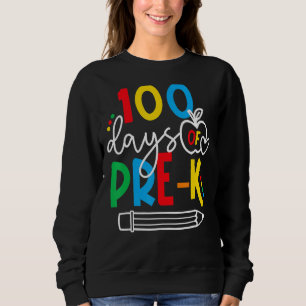 Sudadera Feliz 100° Día del Gracioso Gif Escolar de 100 día