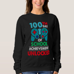 Sudadera Feliz 100° Día del Logro Escolar Desbloqueada