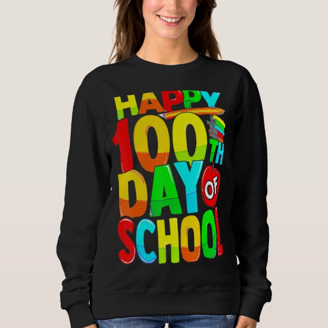 Sudadera Feliz 100° Día del Maestro Infantil (Anverso)