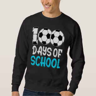 Sudadera Feliz 100 días de clases 100 días de profesor de f