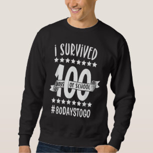 Sudadera Feliz 100 Días De Vida Escolar Maestros Estudiante