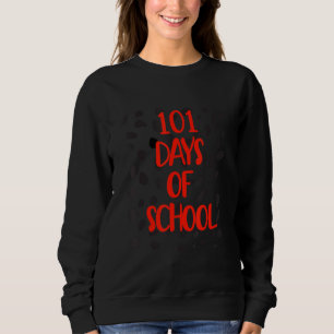 Sudadera Feliz 101 Días De Colegios Perros Maestros Estudia