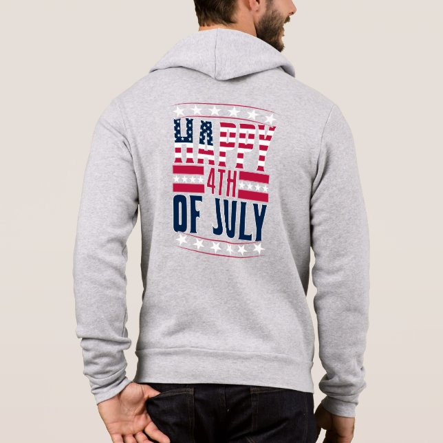 Sudadera Feliz 4 de julio-69413 (Reverso)