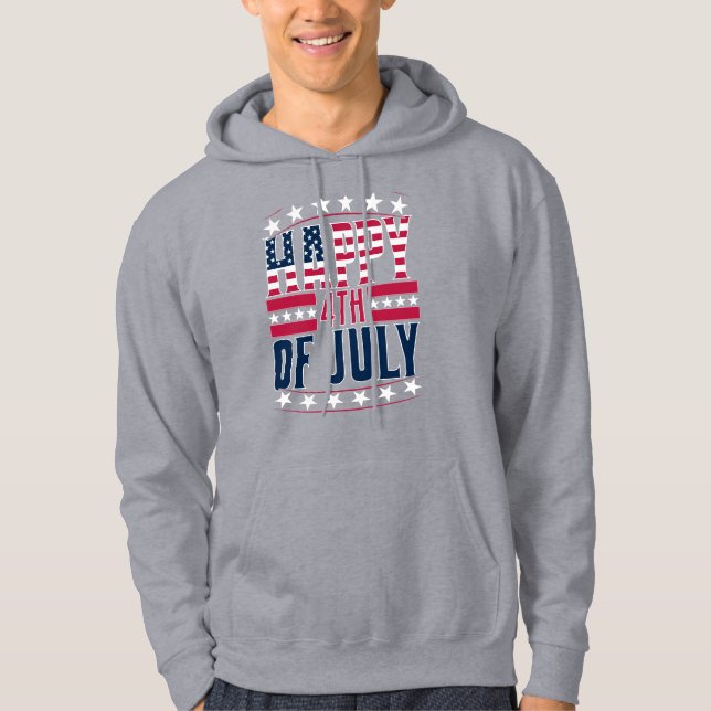 Sudadera Feliz 4 de julio al 69413 (Anverso)