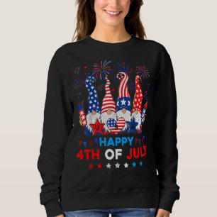Sudadera Feliz 4 De Julio Celebrando Patriota De La Bandera