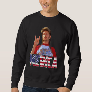 Sudadera Feliz 4 de julio Estados Unidos Joe Bandera Americ