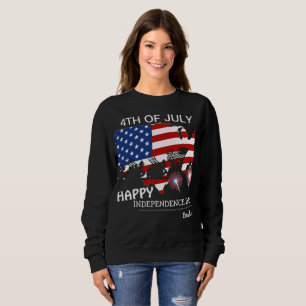 Sudadera Feliz 4 de julio, fiesta del Día de la Independenc