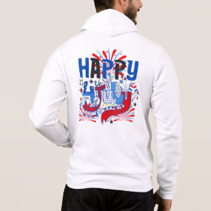 Sudadera Feliz 4 de julio Fuegos artificiales USA-63261