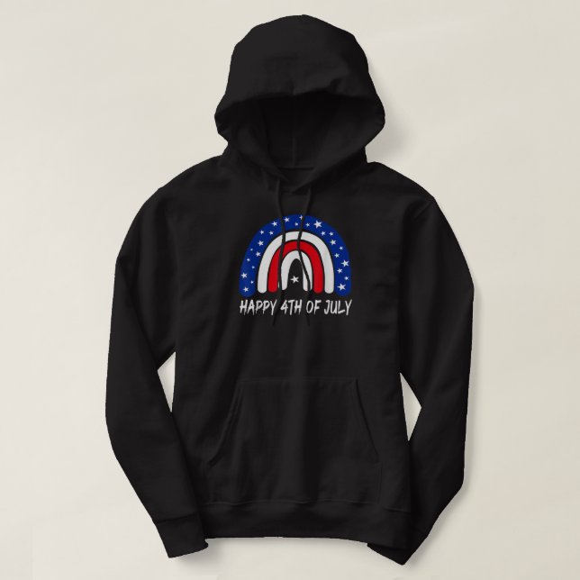 Sudadera Feliz 4 De Julio Independencia Patriótica Del Arco (Diseño del anverso)