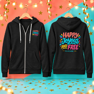 Sudadera Feliz Alegre y Libre - Fecha de Establecimiento pa