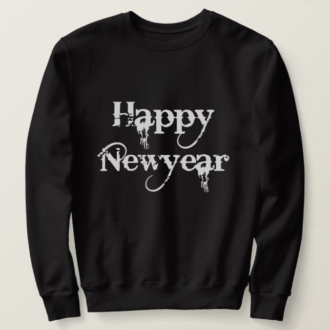 Sudadera Feliz Año Nuevo (Anverso del diseño)