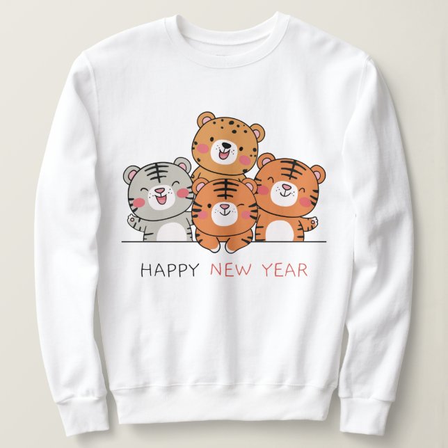 Sudadera Feliz Año Nuevo 2022 (Anverso del diseño)