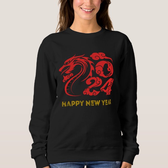Sudadera Feliz Año Nuevo 2024 (Anverso)