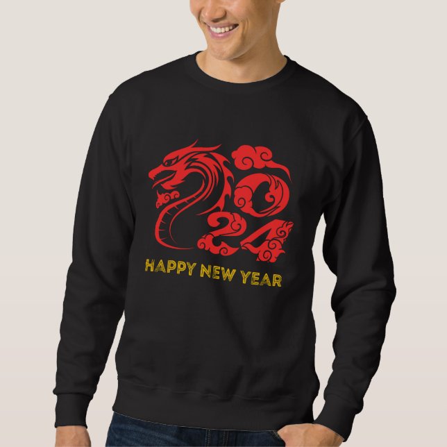 Sudadera Feliz Año Nuevo 2024 (Anverso)
