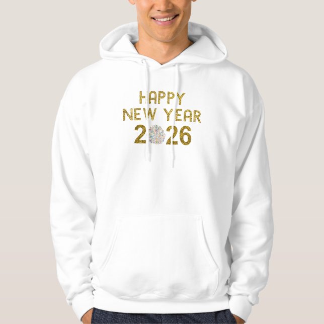 Sudadera Feliz Año Nuevo 2026 (Anverso)