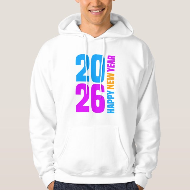 Sudadera Feliz Año Nuevo 2026-34568 (Anverso)