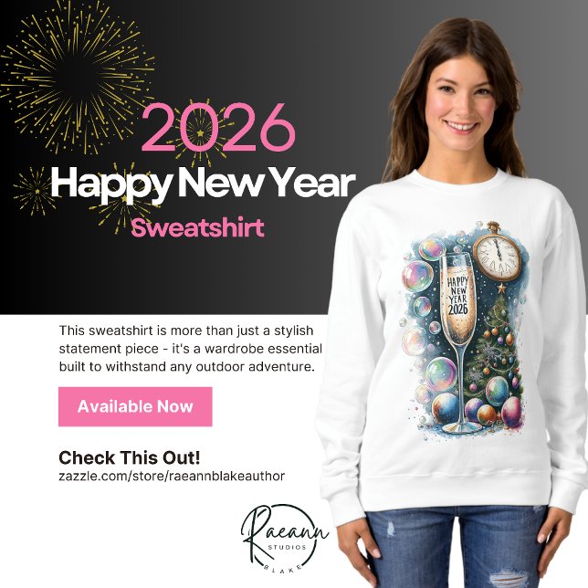Sudadera Feliz Año Nuevo 2026 Camisas suaves básicas (Subido por el creador)