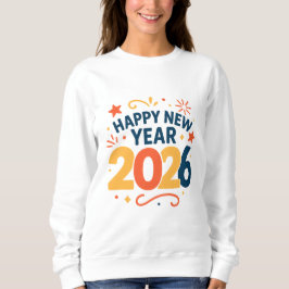 Sudadera Feliz Año Nuevo 2026 Celebración