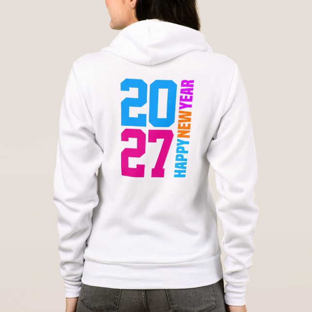 Sudadera Feliz Año Nuevo 2027 (Reverso)