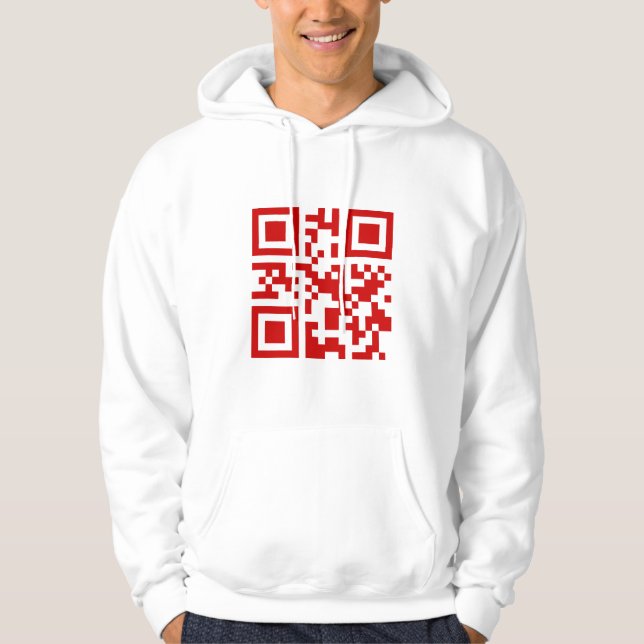 Sudadera ¡Feliz Año Nuevo! — Código QR (Anverso)