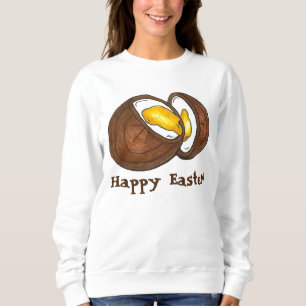 Sudadera Feliz Año Nuevo Crema De Chocolate Crema Huevos Fo
