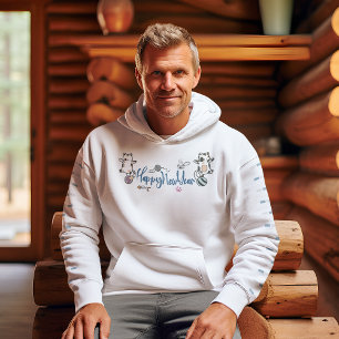 Sudadera Feliz Año Nuevo Entre Gatitos Balanceados En Un Ya