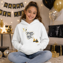 Sudadera Feliz Año Nuevo para Niños