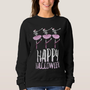 Sudadera Feliz baile de Halloween Ballet Skeletina Ballerin