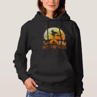 Sudadera Feliz campamento O-Ween Halloween Camping Camper W