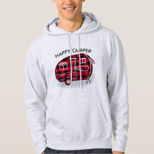 Sudadera Feliz Camper Rustic Rojo Buffalo Rojo Jugado