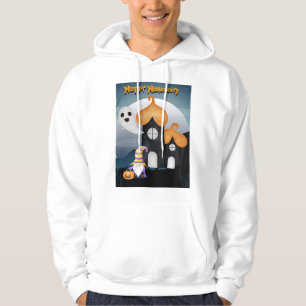 Sudadera feliz casa de halloween cazada con gosh