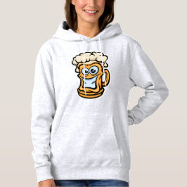 Sudadera Feliz Cerveza Mug, Ilustracion divertido