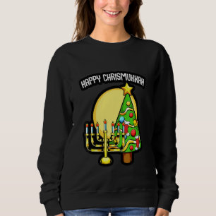 Sudadera Feliz Chrismukkah Janucá Navidad Judío 3