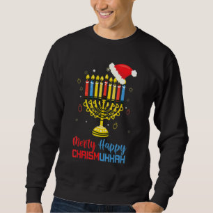 Sudadera Feliz Chrismukkah Janucá Navidad Navidad Judía Xma